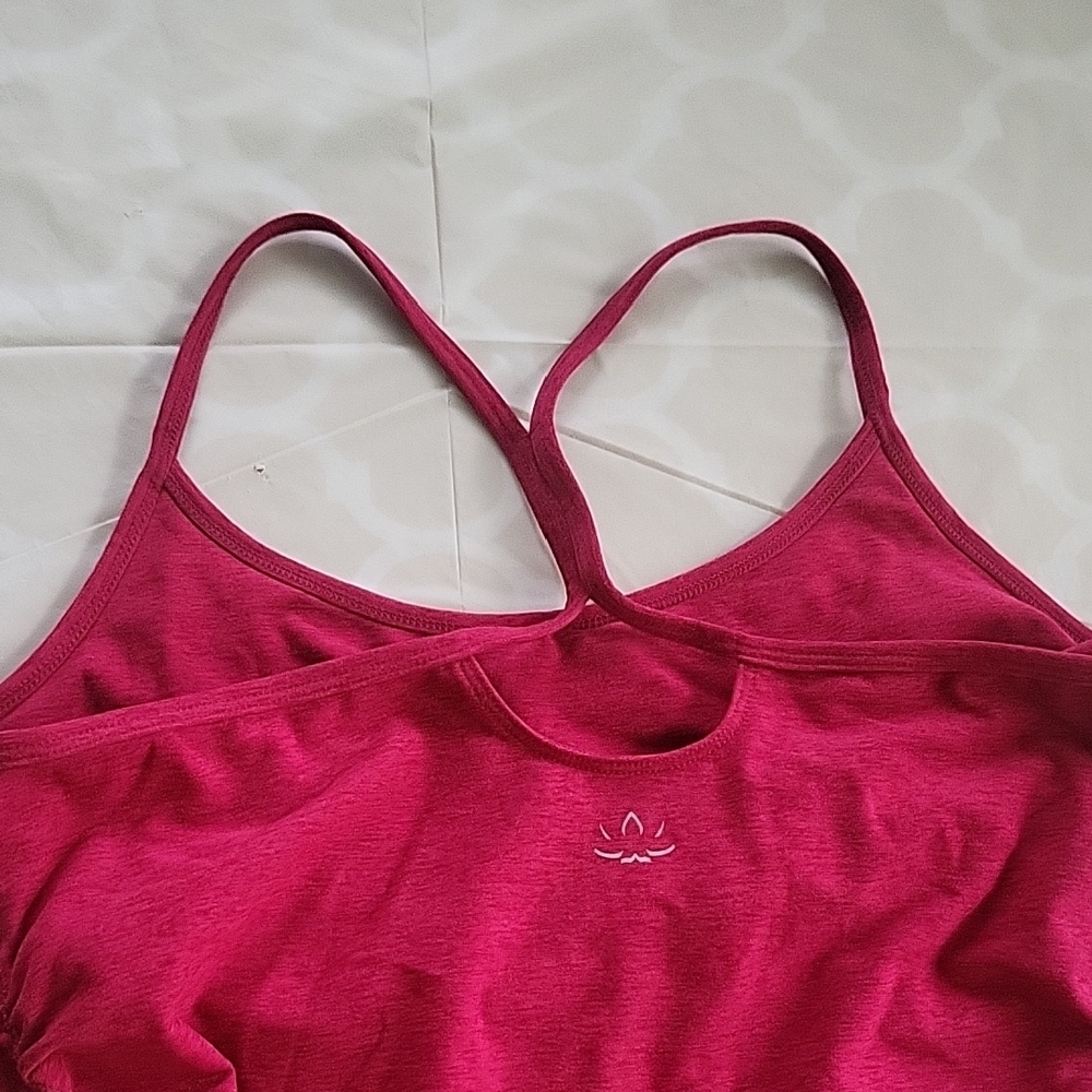 Beyond Yoga Fuchsia Racerback Tank Top - Picture 3 of 7